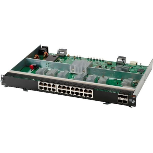 Aruba 6400 24-port 10Gbase-T and 4-port SFP56 Module - For Data Networking, Optical Network - 24 x RJ-45 10GBase-T LAN - Twisted Pair, Optical Fiber10