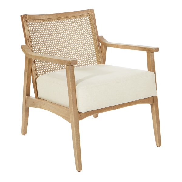Office Star Alania Armchair, Linen Coastal Wash