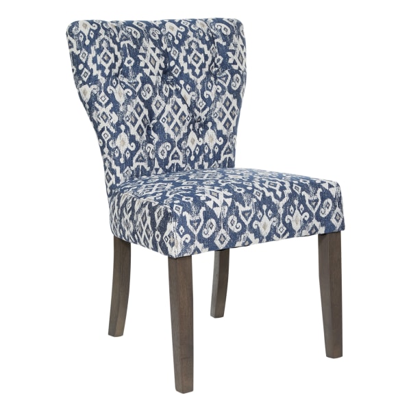 Office Star Andrew Dining Chair, Blue/Gray