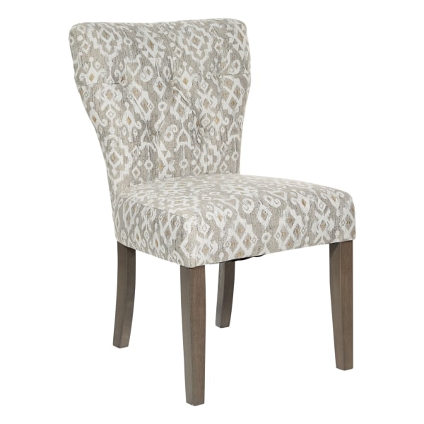 Office Star Andrew Dining Chair, Putty/Gray