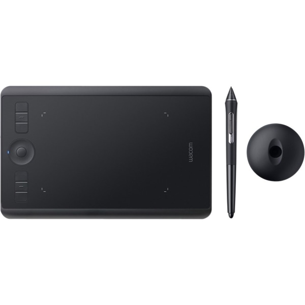 Wacom Intuos Pro Pen Tablet Small  Graphics Tablet  630 x 394  5080 lpi  Touchscreen  Multitouch Screen WiredWireless  Bluetooth  8192