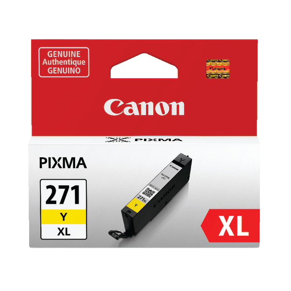 Photos - Ink & Toner Cartridge Canon ® CLI-271XL Yellow High-Yield Ink Tank, 0339C001 