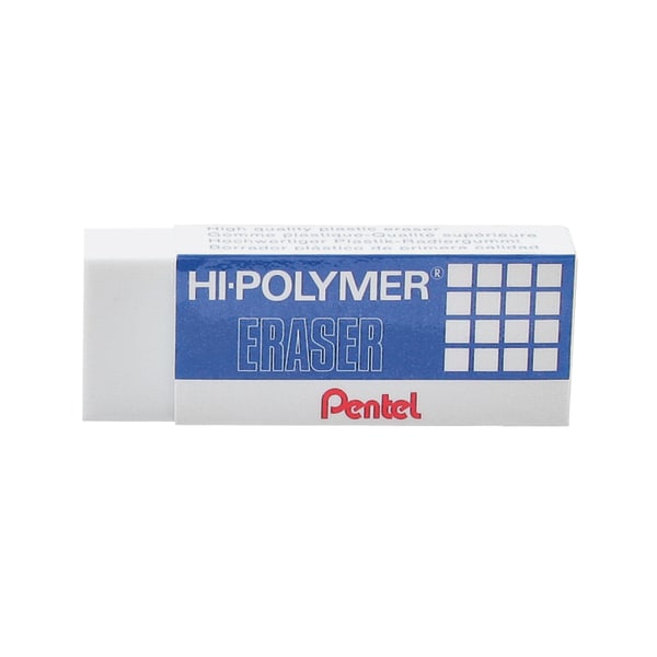 UPC 072512027660 product image for Pentel Hi-Polymer Eraser - Lead Pencil - Block - Non-abrasive, Latex-free - 0.5