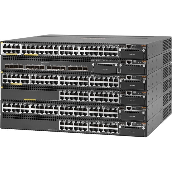 Aruba 3810M 24SFP+ 250W Switch - Manageable - 10 Gigabit Ethernet - 10GBase-X - 3 Layer Supported - Modular - Optical Fiber - 1U High - Rack-mountable -  JL430A#ABA