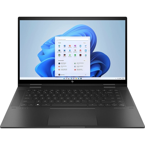 HP ENVY x360 15-ey0023dx Refurbished Convertible Laptop, 15.6"" Touch Screen, AMD Ryzen 7, 12GB Memory, 512GB Solid State Drive, Wi-Fi 6, Windows® 11 -  15-ED1078MS