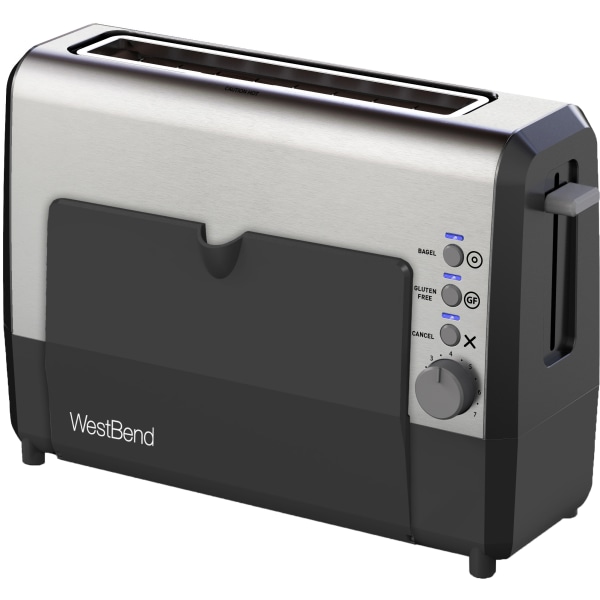 West Bend QuikServe 2-Slice Toaster, Silver