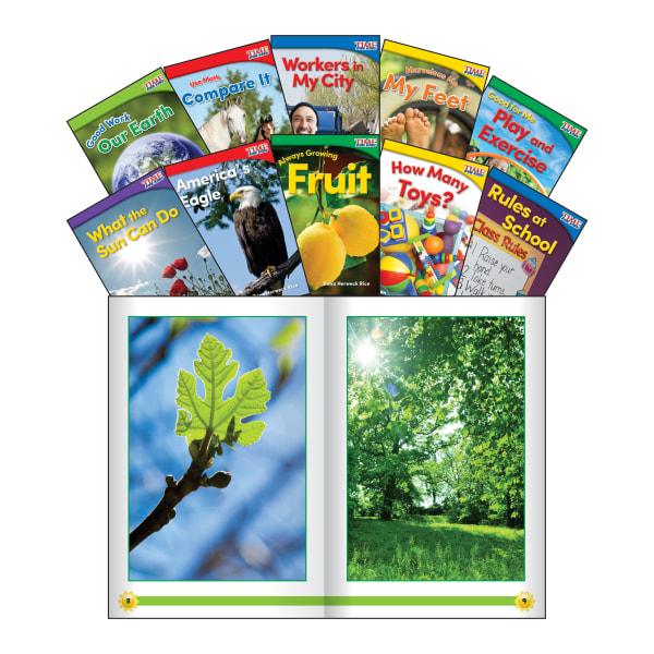 Shell Education Teacher Created Materials TIME FOR KIDS Nonfiction Book Set, Set 2, Set Of 10 Books, Kindergarten