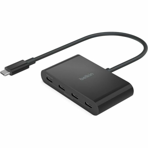 UPC 745883850181 product image for Belkin Connect USB-C 4-Port Hub, Adapter Dongle, 4xUSB-C Ports & 100W PD Max 10G | upcitemdb.com