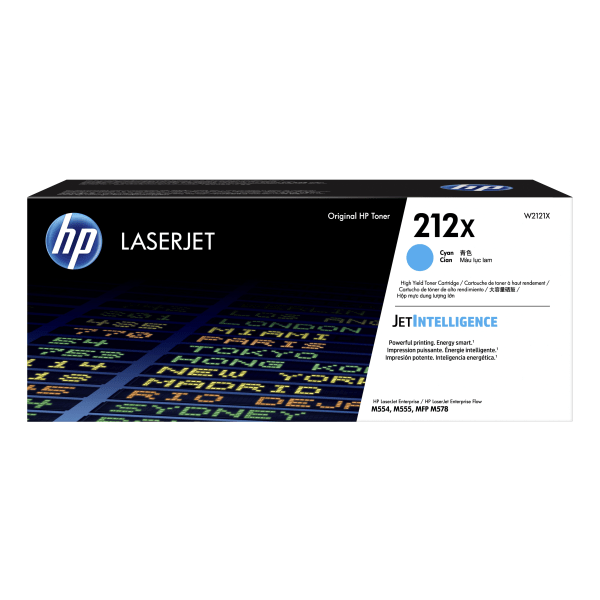 HP 212X Cyan High Yield Ink Cartridge, Prints Up to 10,000 pages (W2121X) | Quill