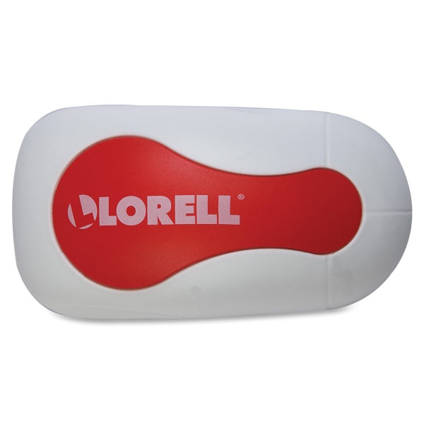 Lorell® Magnetic Rare Earth Dry-Erase Board Eraser, Red/White -  52559