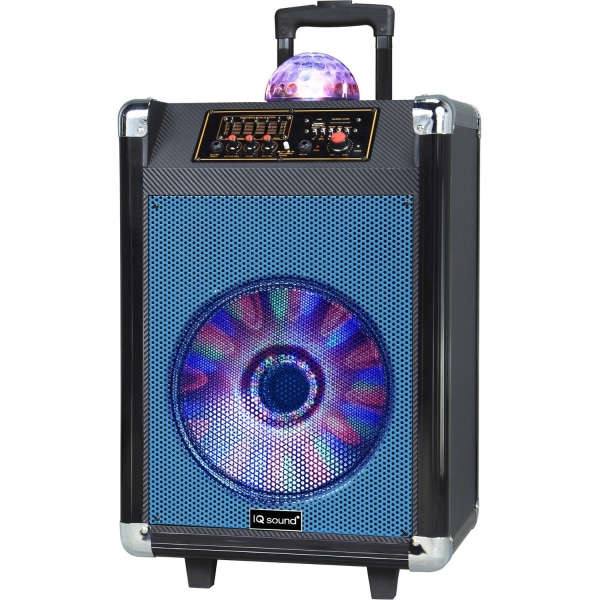 Supersonic 30 W RMS Portable Bluetooth® Speaker System , Blue -  IQ-3612DJBTBLU