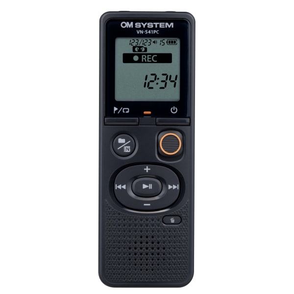 Photos - Other Photo Accessory Olympus OM System VN-541PC Digital Voice Recorder, 4-5/16"H x 1-1/2"W x 1/8"D, Bla 