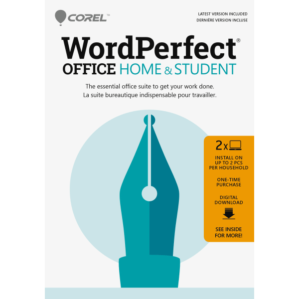 UPC 735163165685 product image for Corel® WordPerfect Office AG Home & Student, For Windows®, Product Key | upcitemdb.com