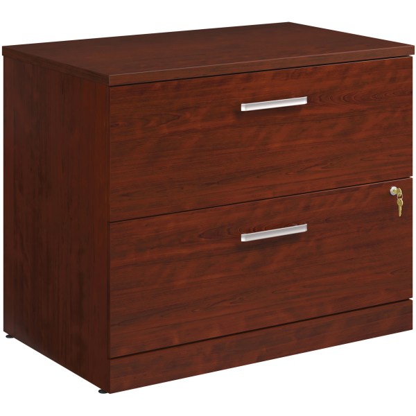 Sauder® Affirm Commercial 35-7/16"W x 23-1/2"D Lateral 2-Drawer File Cabinet, Classic Cherry
