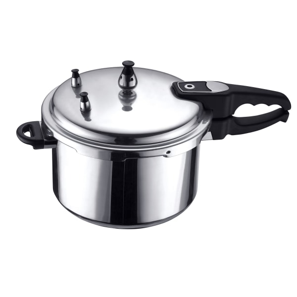 Brentwood Aluminum 7-Liter Pressure Cooker, Silver