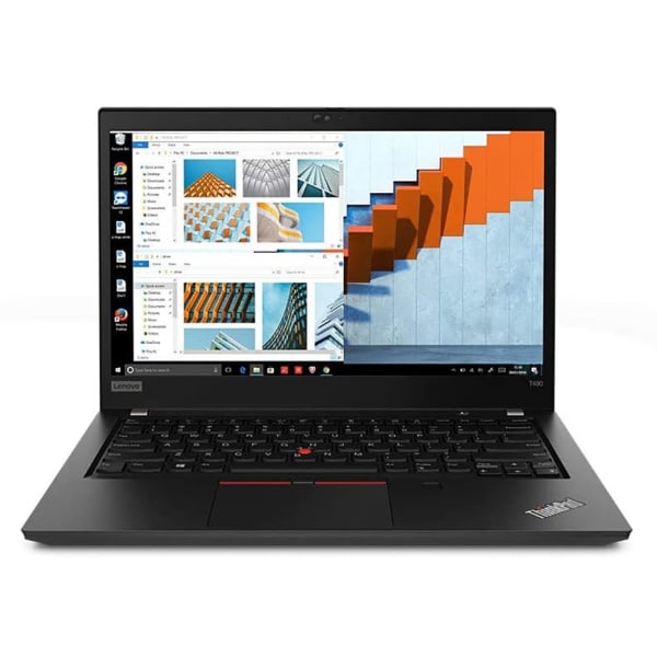 Lenovo ThinkPad T490 Refurbished Laptop, 14  Screen, Intel Core i7, 16GB Memory, 512GB Solid State Drive, Windows 10 Pro 