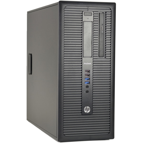 HP ProDesk 600 G1-MT Refurbished Desktop PC, Intel® Core™ i7, 16GB Memory, 256GB Solid State Drive, Windows® 10 Home -  J1-600G1TA06