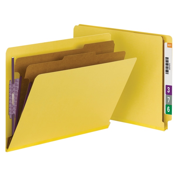 UPC 086486267892 product image for Smead® End-Tab Classification Folders, With SafeSHIELD® Fasteners, 8 1/2