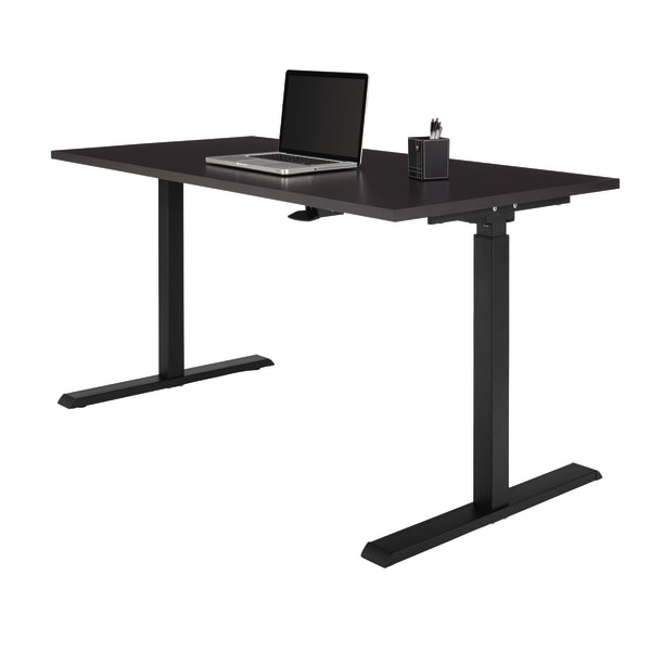 Realspace Magellan 60″W Pneumatic Height-Adjustable Standing Desk