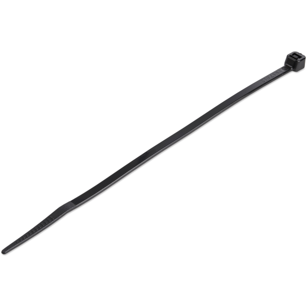 100 Pack 6" Cable Ties - Black Medium Nylon/Plastic Zip Ties Adjustable Network Cable Wraps UL TAA