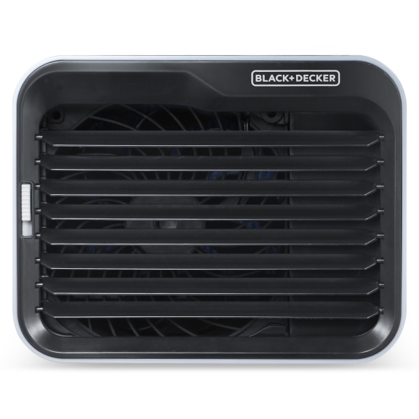 black+decker desktop evaporative air cooler, 5-15/16"h x 7-1/2"w x 6-1/4"d, black