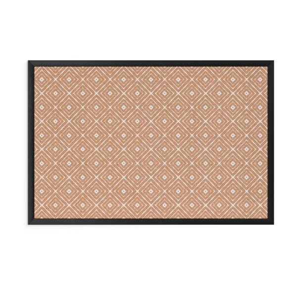 U Brands Fashion Cork Bulletin Board  36 X 24 Inches  Black MDF Frame (2884U00-01)