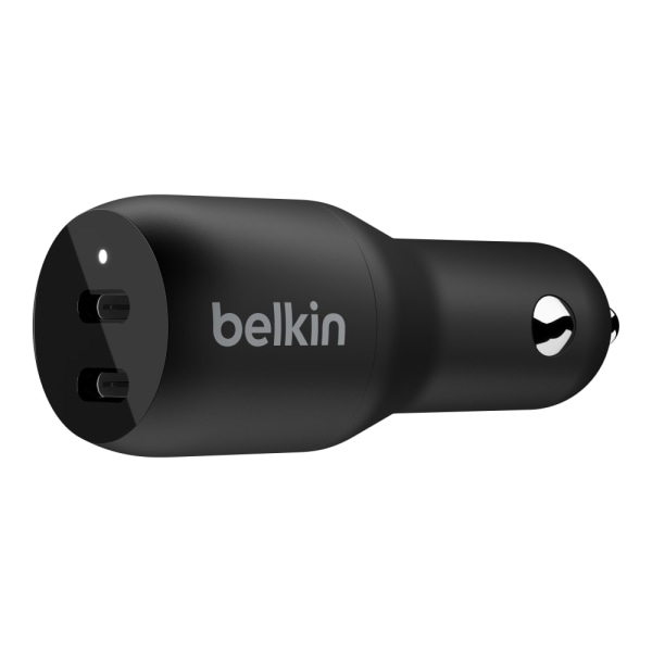 Belkin� 36W Dual USB-C Car Charger, Black
