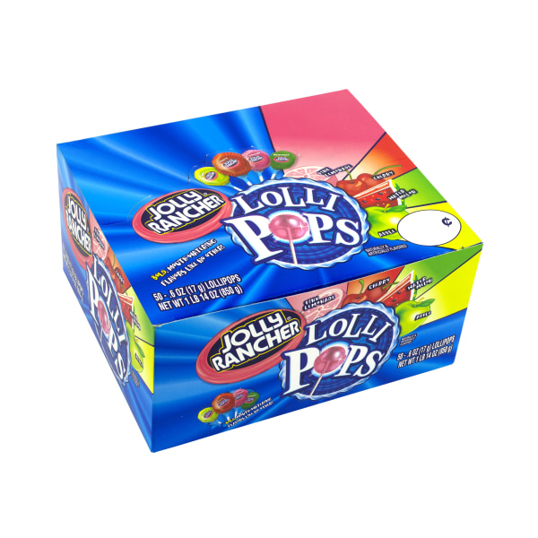 Jolly Rancher Lollipops Pack Of 50