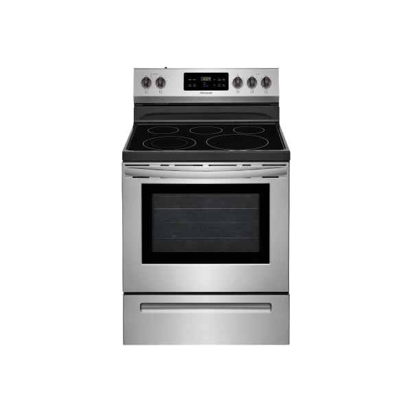 Frigidaire - 5.3 cu. ft. Self-Cleaning Freestanding Electric Range - Stainless Steel