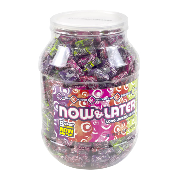Now  Later Candies Assorted Flavors Jar Of 365