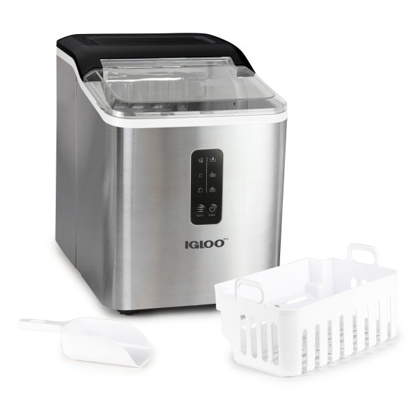 Igloo IGLICEBSC26SS Automatic Self-Cleaning 26-Pound Ice Maker