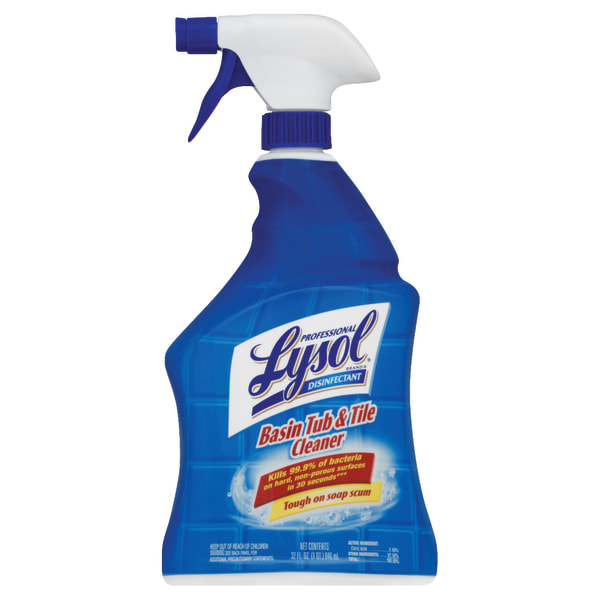 UPC 036241046859 product image for Lysol® Professional Disinfectant Basin Tub & Tile Cleaner, 32 Oz Bottle | upcitemdb.com