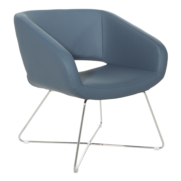Office Star Resimercial Seating Lounge Chair, Blue