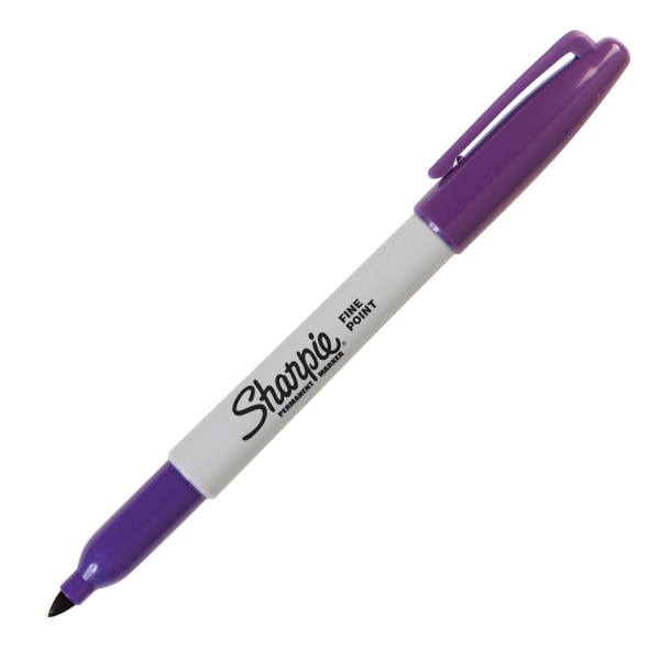 Sharpie® Permanent Fine-Point Marker, Purple, 30038