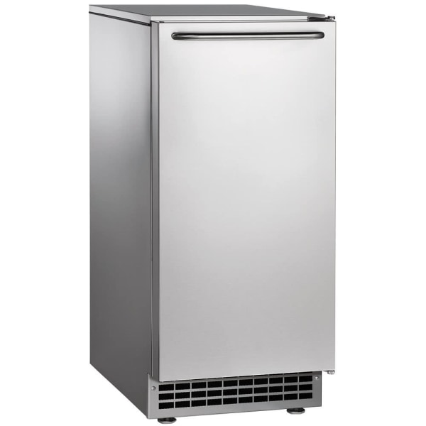 Hoffman Scotsman Air Cooled Undercounter Ice Machine, With Built-In Pump, Gourmet Ice, 34-3/8""H x 14-7/8""W x 22""D, Silver -  CU50PA-1