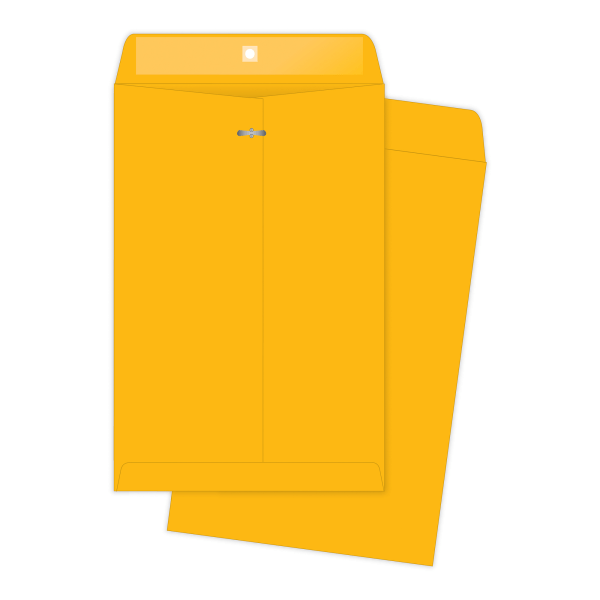 Quality Park® Clasp Envelopes, 7 1/2"" x 10 1/2"", Brown, Box Of 100 -  37775