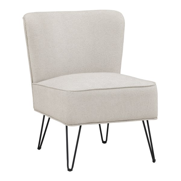 Office Star Alea Accent Chair, Gray Herringbone/Black - ALE-Z28 - Furniture Spruce up your living room with an Office Star Ale sku ALE-Z28