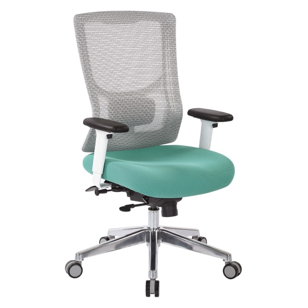 Office Star ProGrid Mesh Mid-Back Managers Chair, Jade