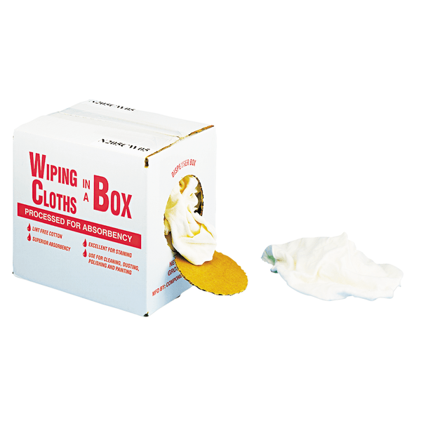 General Supply Multipurpose Reusable Wiping Cloths  Cotton  5 lb Box  Assorted Sizes and Colors