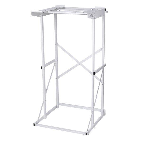 Black+Decker - BWDS Laundry Stacking Rack Stand for Washer and Dryer - White