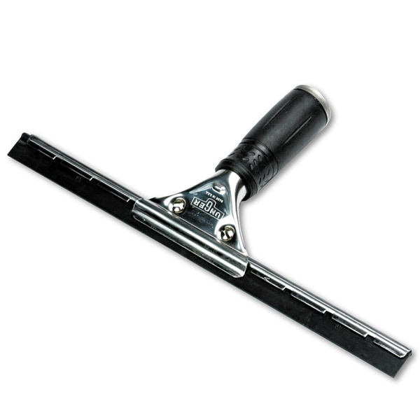Pro Stainless Steel Window Squeegee, 12 Rubber Blade - PR300 - Home and Garden Fast-lock handle with rubber grip and channel  Rub sku PR300
