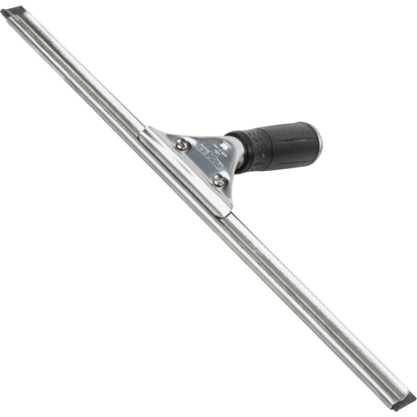 Pro Stainless Steel Window Squeegee, 16 Rubber Blade