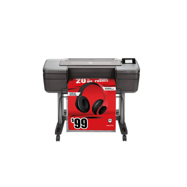 HP DesignJet Z6 Large Format PostScript® Graphics Printer - 24", with Advanced Security Features (T8W15A)