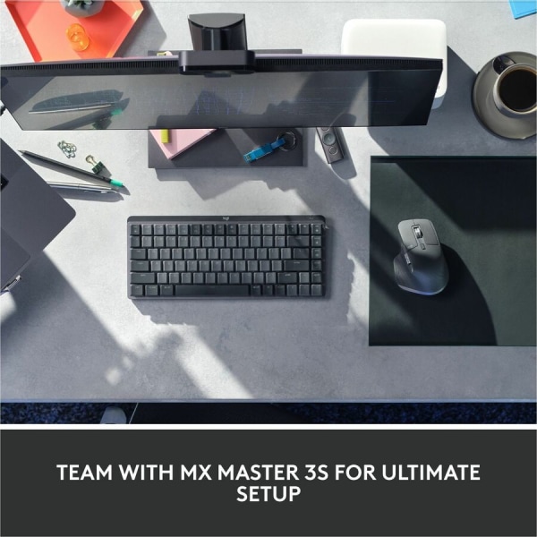Master Series MX Mechanical Mini Illuminated Performance Wireless Keyboard, Graphite, 920-010551