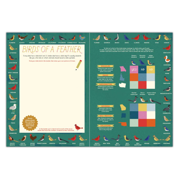 Wide Eyed Editions Quarto Publishing Group Activity Book, 50 States