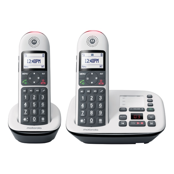 UPC 810036770347 product image for Motorola® CD5012 2-Handset Cordless Expandable Telephone Set With Digital Answer | upcitemdb.com