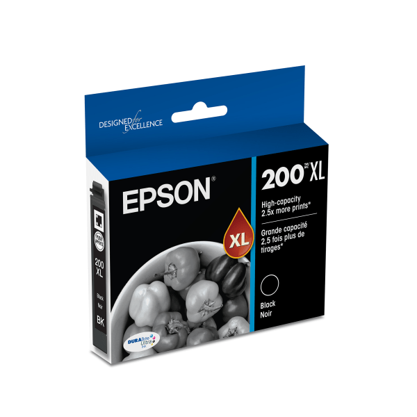 Epson® 200XL DuraBrite® Black High-Yield Ink Cartridge T200XL120-S