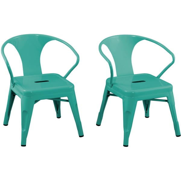 Ace Industrial Kids Activity Chairs, Teal, Set Of 2 Chairs