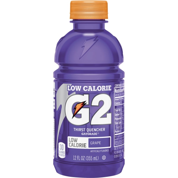 Gatorade G2 Thirst Quencher Grape (12-12 Fl Oz) 144 Fluid Ounce 12 Pack Plastic Bottle