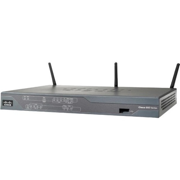 Cisco 886 VDSL/ADSL over ISDN Multi-mode Router - ISDN - 4 Ports - 4 RJ-45 Port(s) - Management Port - 256 MB - Fast Ethernet - Desktop - 1 Year -  C886VA-K9